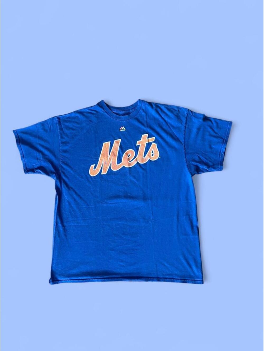 Vintage Y2K New York Mets Majestic MLB Tee size 2XL